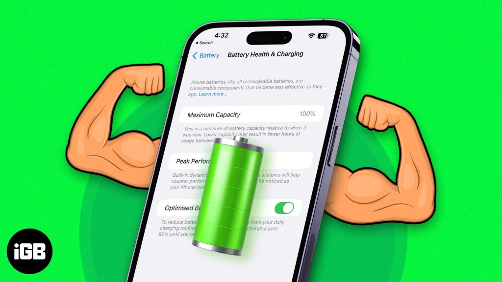 How to maintain iPhone battery health after an update.