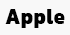 apple